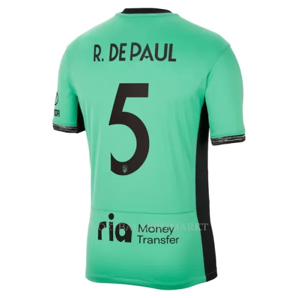 Atlético Madrid R. De Paul 5 Shirt Heren Derde 2023/24