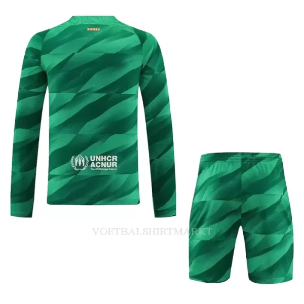 FC Barcelona Keeper Tenue Kind Thuis 2023/24 Lange Mouw