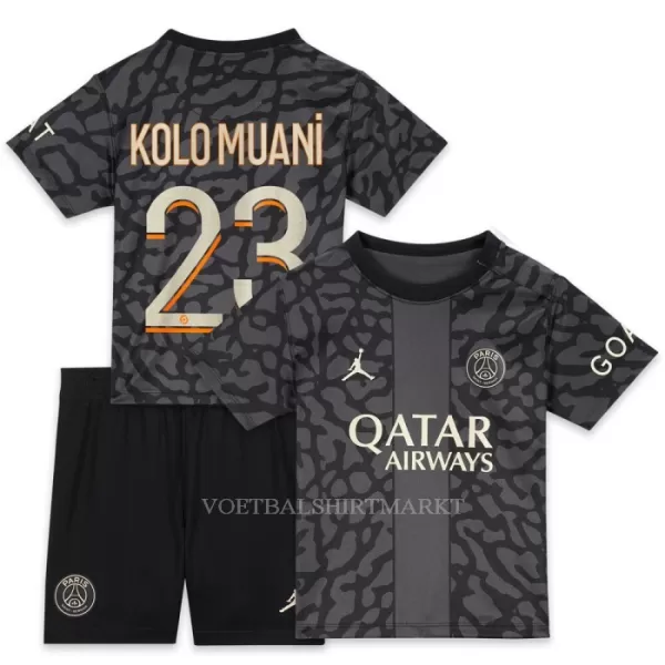 Paris Saint-Germain Kolo Muani 23 Tenue Kind Derde 2023/24