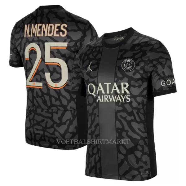 Paris Saint-Germain N.Mendes 25 Shirt Heren Derde 2023/24