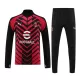 AC Milan Trainingssweaterset Heren 2023/24 Kwartrits Rood-Zwart