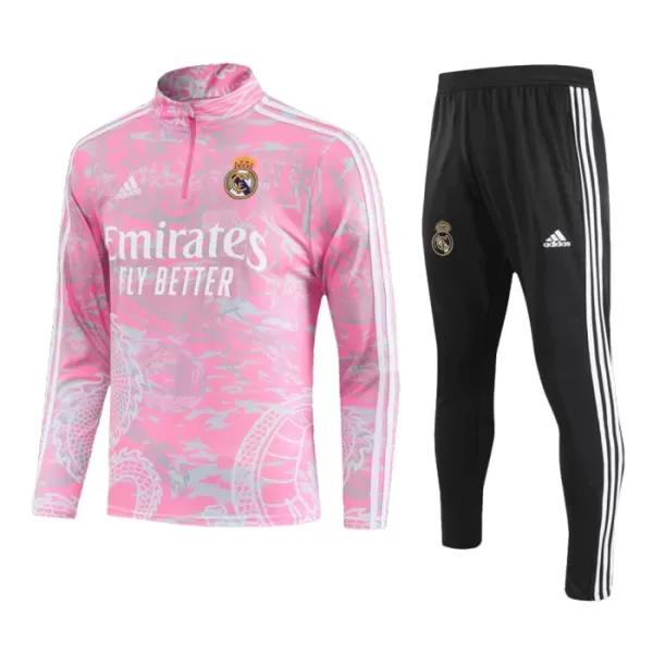 Real Madrid Trainingssweaterset Heren 2023/24 Kwartrits Roze