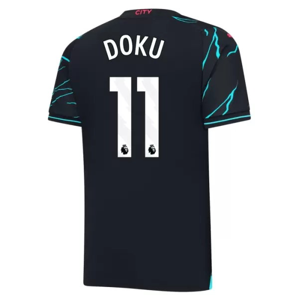 Manchester City Doku 11 Shirt Heren Derde 2023/24