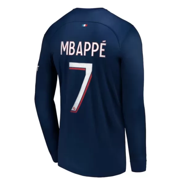 Paris Saint-Germain Mbappé 7 Shirt Heren Thuis 2023/24 Lange Mouw