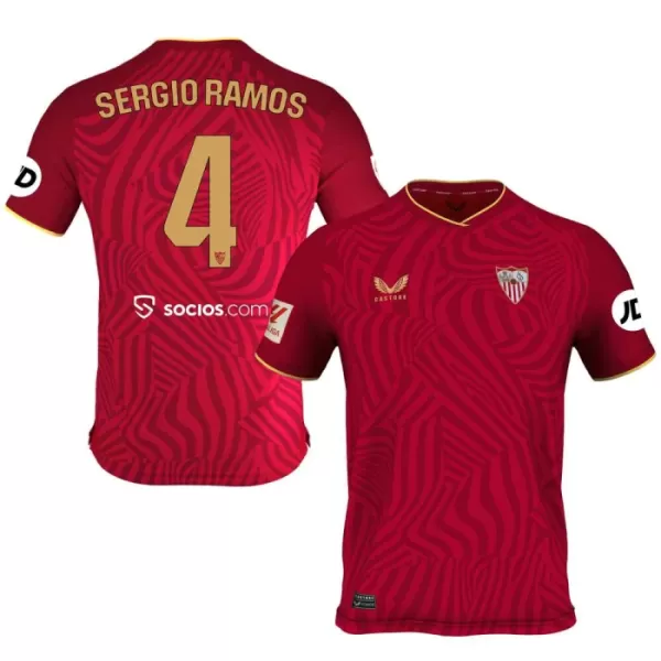 Sevilla FC Sergio Ramos 4 Shirt Heren Uit 2023/24