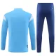 Olympique Marseille Trainingssweaterset Kind 2023/24 Kwartrits Blauwe