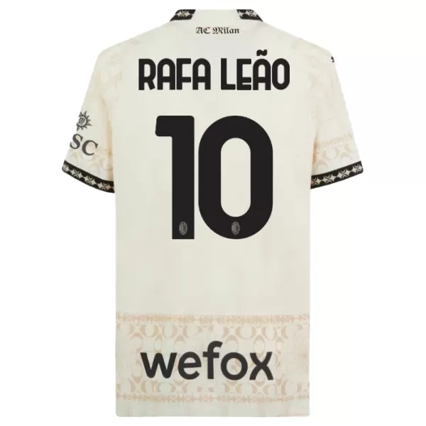 AC Milan Rafael Leao 10 Shirt Heren Vierde 2023/24 Witte