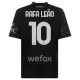 AC Milan Rafael Leao 10 Shirt Heren Vierde 2023/24 Zwarte