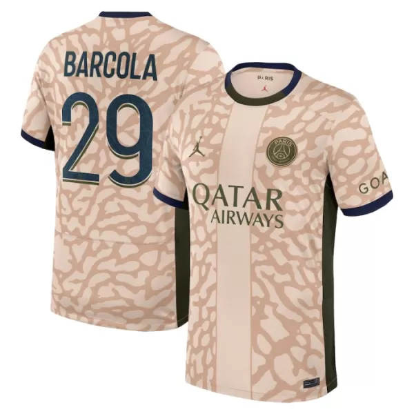 Paris Saint-Germain Bradley Barcola 29 Shirt Heren Vierde Jordan 2023/24