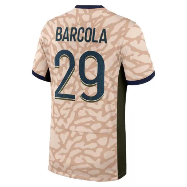 Paris Saint-Germain Bradley Barcola 29 Shirt Heren Vierde Jordan 2023/24