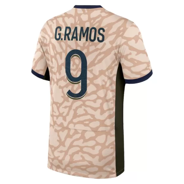 Paris Saint-Germain Goncalo Ramos 9 Shirt Heren Vierde Jordan 2023/24