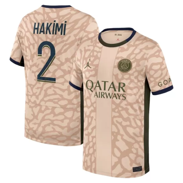 Paris Saint-Germain Hakimi 2 Shirt Heren Vierde Jordan 2023/24