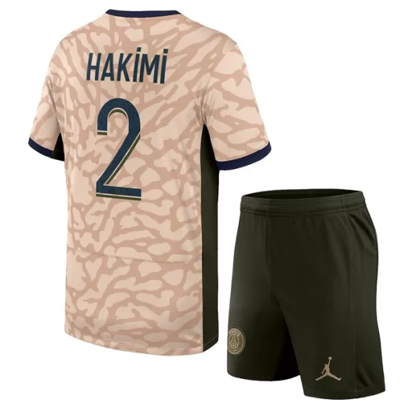 Paris Saint-Germain Hakimi 2 Tenue Kind Vierde Jordan 2023/24