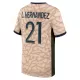 Paris Saint-Germain Lucas Hernandez 21 Shirt Heren Vierde Jordan 2023/24