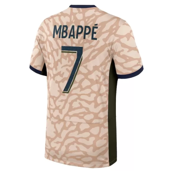 Paris Saint-Germain Mbappé 7 Shirt Heren Vierde Jordan 2023/24