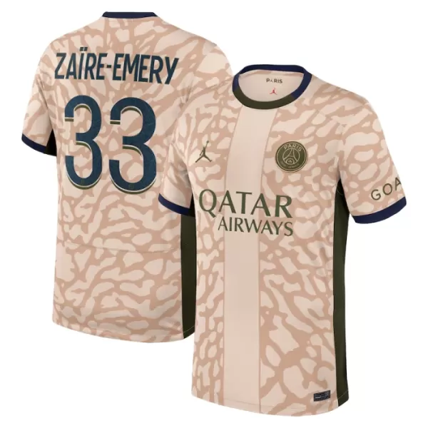 Paris Saint-Germain Zaire-Emery 33 Shirt Heren Vierde Jordan 2023/24