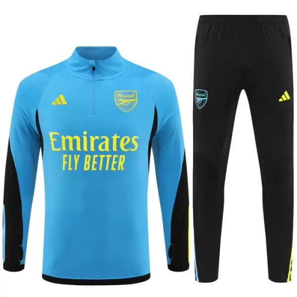 Arsenal Trainingssweaterset Heren 2023/24 Kwartrits Blauwe