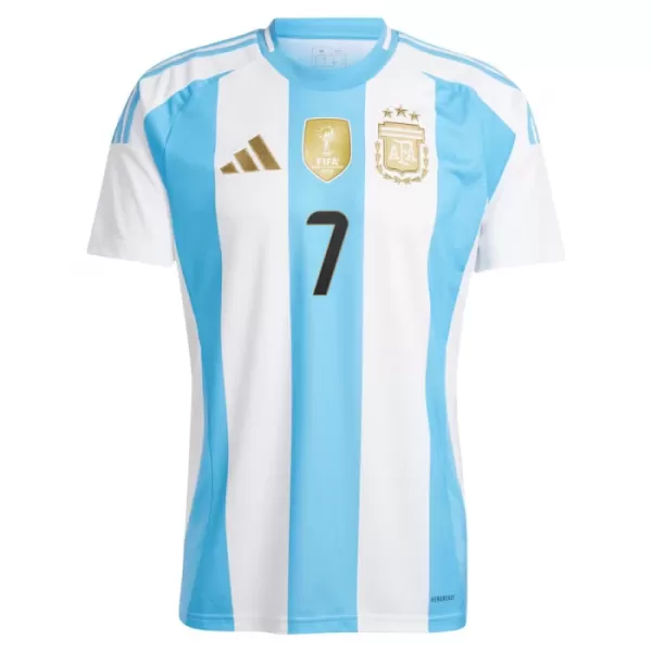 Argentinië De Paul 7 Shirt Heren Thuis 2024