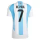 Argentinië De Paul 7 Shirt Heren Thuis 2024