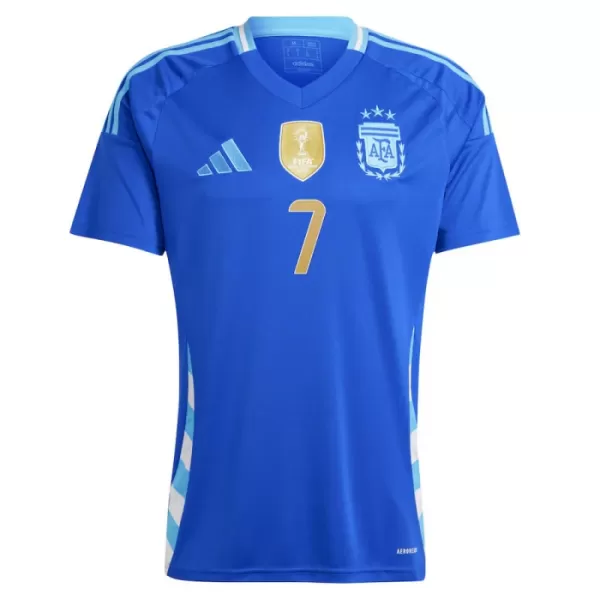 Argentinië De Paul 7 Shirt Heren Uit 2024