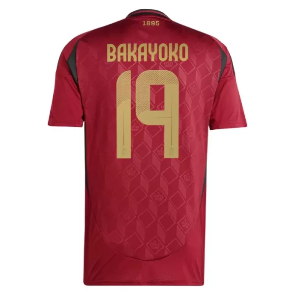 België Bakayoko 19 Shirt Heren Thuis EK 2024