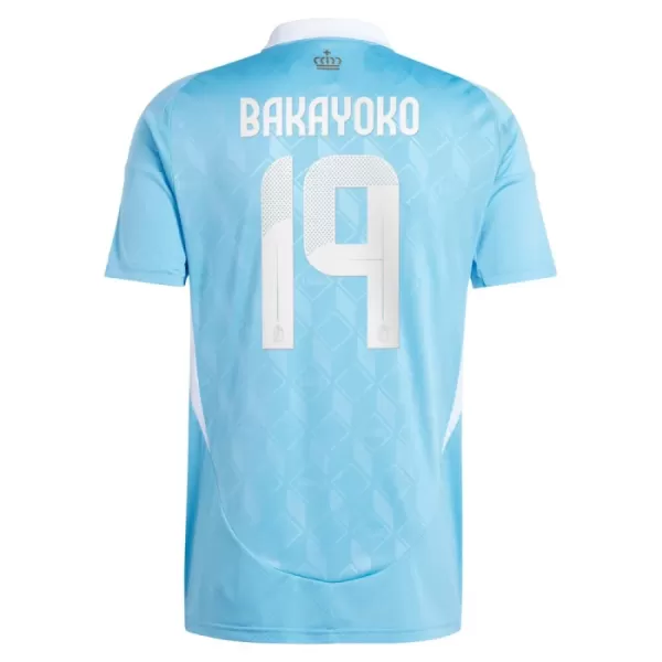 België Bakayoko 19 Shirt Heren Uit EK 2024