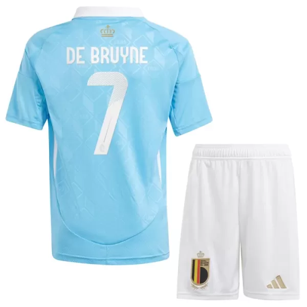 België De Bruyne 7 Tenue Kind Uit EK 2024