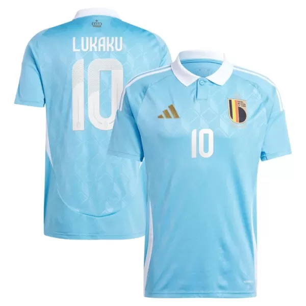 België Lukaku 10 Shirt Heren Uit EK 2024