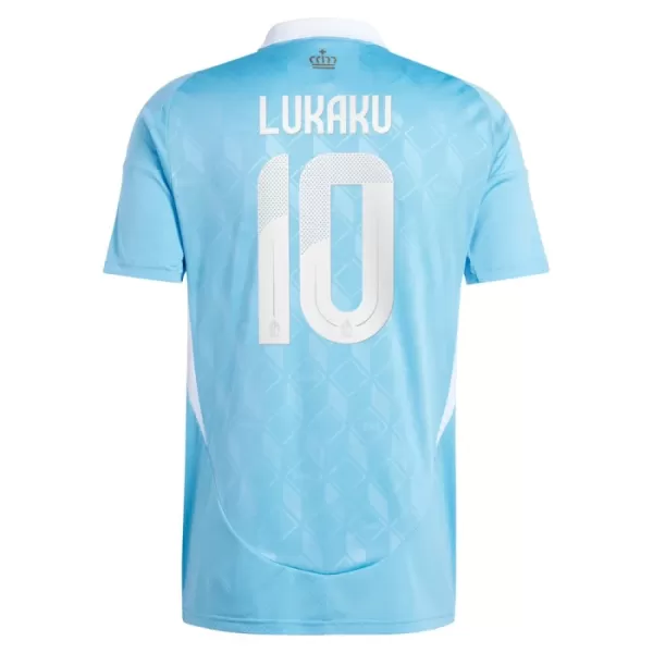 België Lukaku 10 Shirt Heren Uit EK 2024