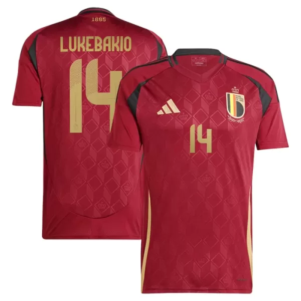 België Lukebakio 14 Shirt Heren Thuis EK 2024