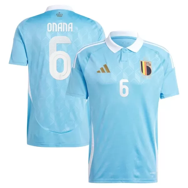 België Onana 6 Shirt Heren Uit EK 2024