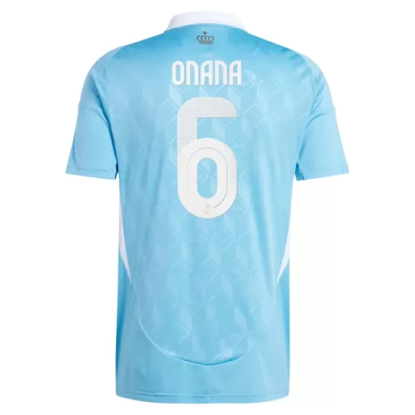 België Onana 6 Shirt Heren Uit EK 2024