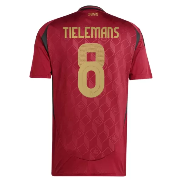 België Tielemans 8 Shirt Heren Thuis EK 2024