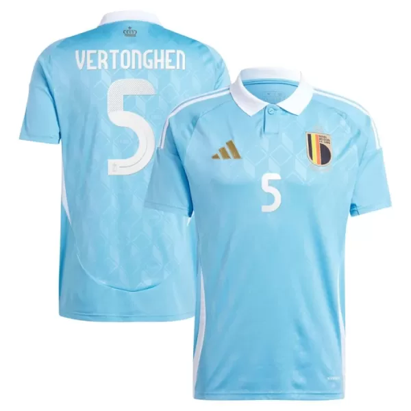 België Vertonghen 5 Shirt Heren Uit EK 2024