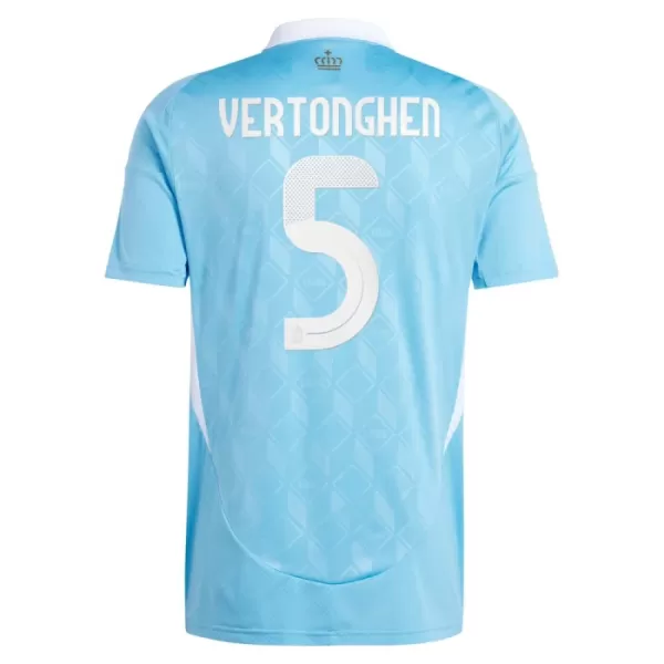 België Vertonghen 5 Shirt Heren Uit EK 2024