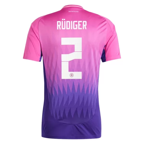 Duitsland Antonio Rudiger 2 Shirt Heren Uit EK 2024