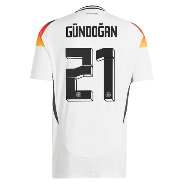 Duitsland Gündogan 21 Shirt Heren Thuis EK 2024