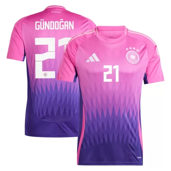 Duitsland Gündogan 21 Shirt Heren Uit EK 2024