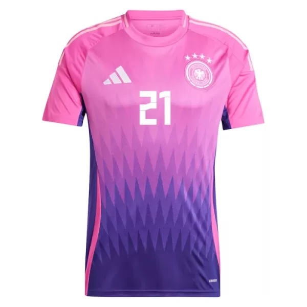 Duitsland Gündogan 21 Shirt Heren Uit EK 2024