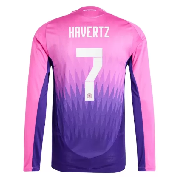 Duitsland Kai Havertz 7 Shirt Heren Uit EK 2024 Lange Mouw