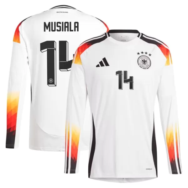 Duitsland Musiala 14 Shirt Heren Thuis EK 2024 Lange Mouw