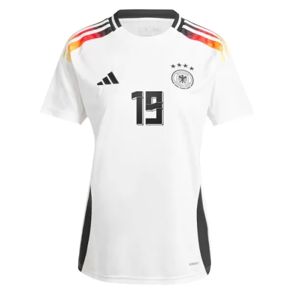 Duitsland Sané 19 Shirt Dames Thuis EK 2024