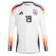 Duitsland Sané 19 Shirt Heren Thuis EK 2024 Lange Mouw