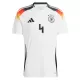 Duitsland Tah 4 Shirt Heren Thuis EK 2024