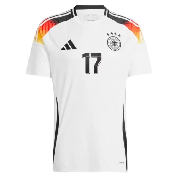 Duitsland Wirtz 17 Shirt Heren Thuis EK 2024