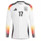 Duitsland Wirtz 17 Shirt Heren Thuis EK 2024 Lange Mouw