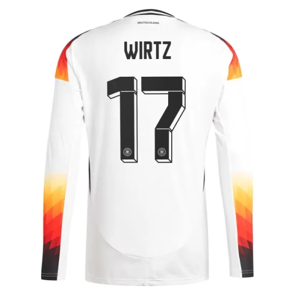 Duitsland Wirtz 17 Shirt Heren Thuis EK 2024 Lange Mouw