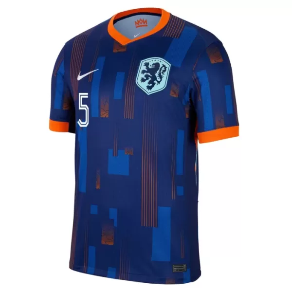 Nederland Ake 5 Shirt Heren Uit EK 2024