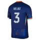 Nederland De Ligt 3 Shirt Heren Uit EK 2024