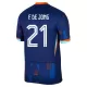 Nederland Frenkie de Jong 21 Shirt Heren Uit EK 2024